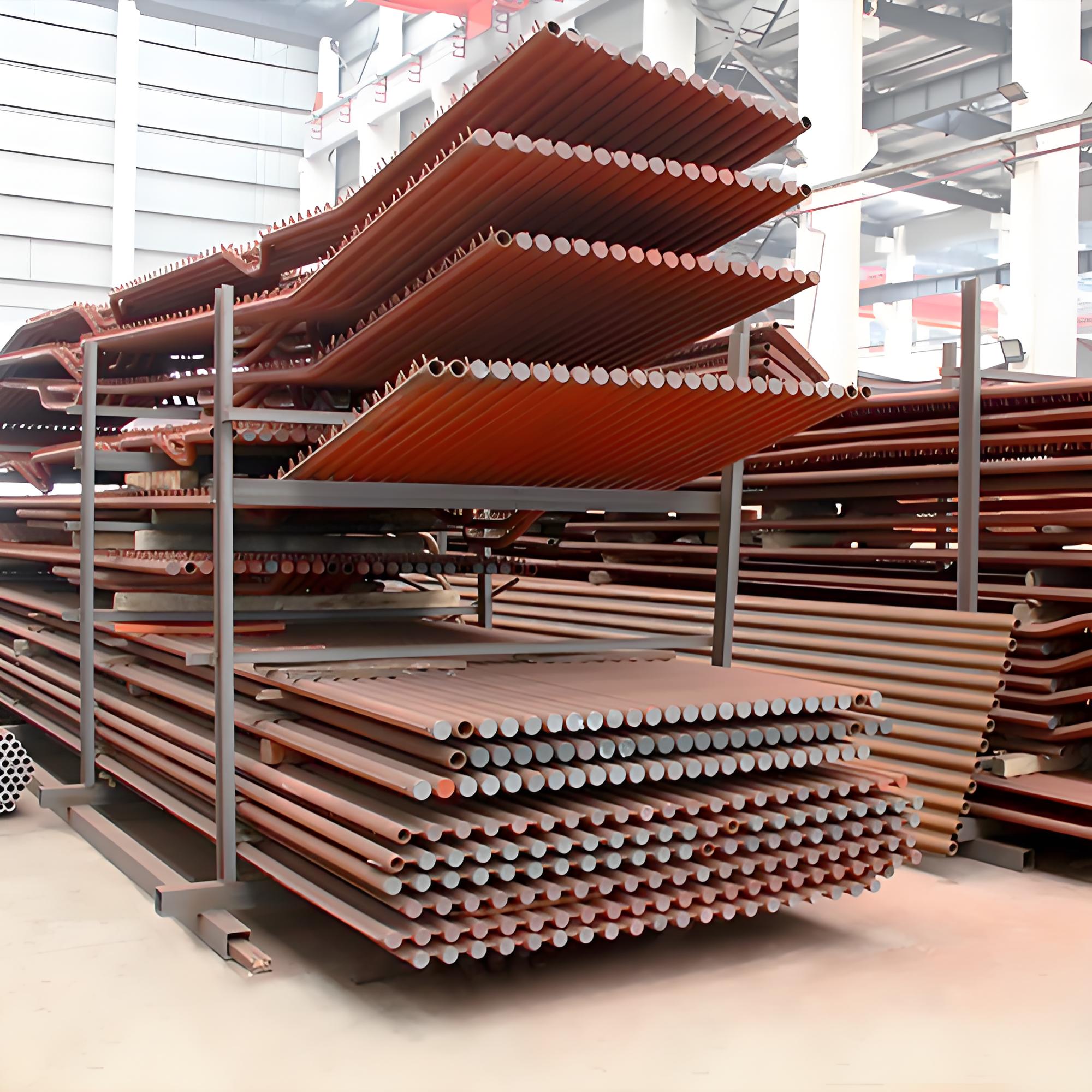 雙面水冷壁管（內(nèi)螺紋）Φ60×12.2mm，材質(zhì)：12Cr1MoVG。含材質(zhì)證明、出廠合格證，水壓試驗(yàn)、通球報(bào)告等資料